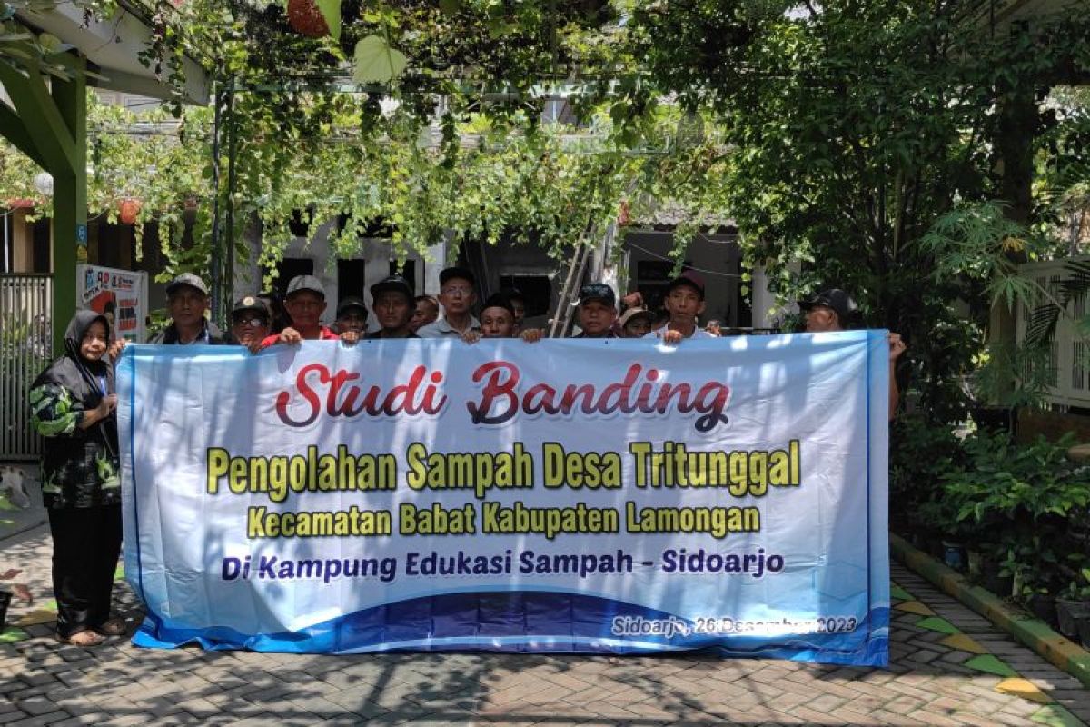 Warga Lamongan belajar kelola sampah di Kampung Edukasi Sidoarjo