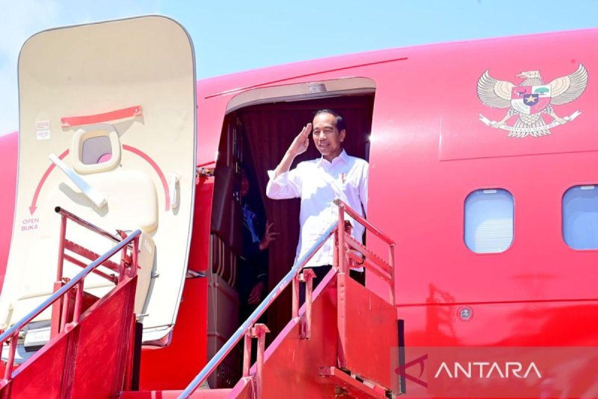 Presiden Joko Widodo lanjutkan kegiatan ke Sidoarjo Jawa Timur