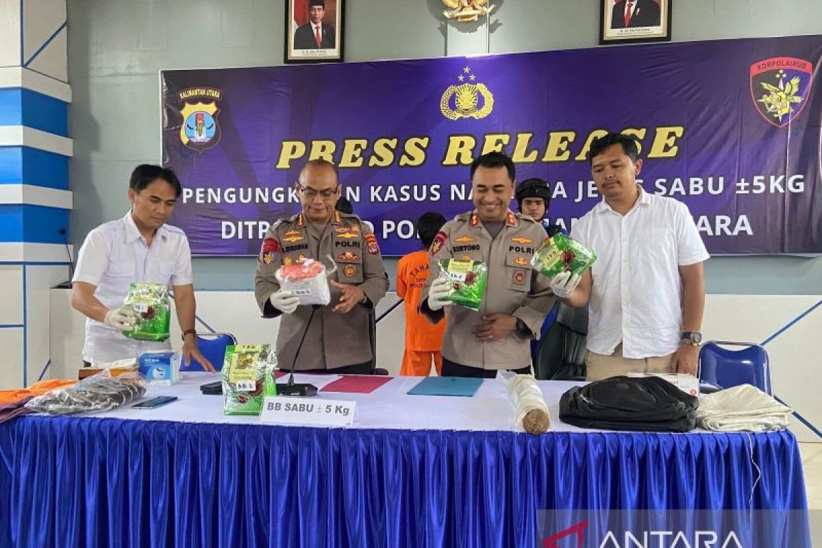 Police foil bid to smuggle 5kg drugs into N Kalimantan
