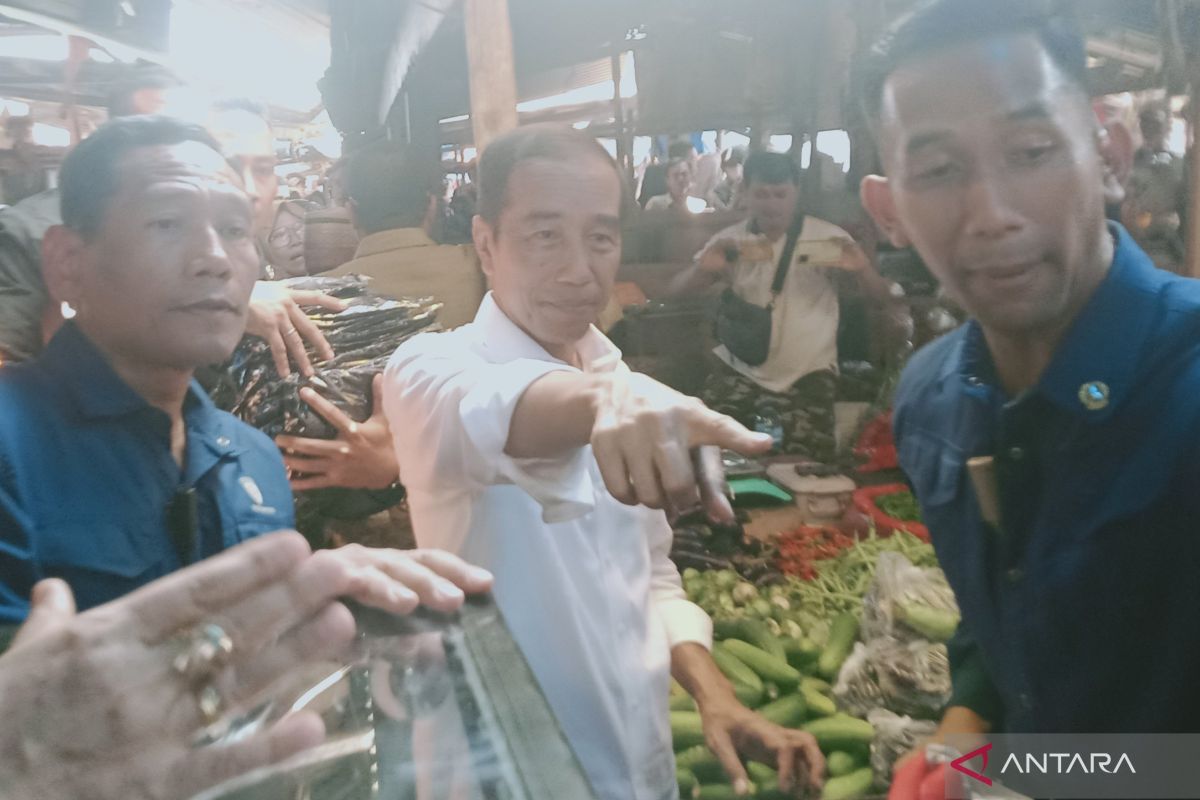 Presiden Jokowi bantu relokasi Pasar Rakyat Waru Kabupaten Penajam
