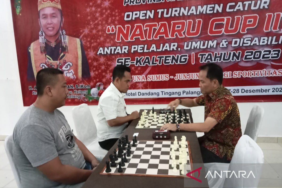 Ratusan peserta ikuti Turnamen Catur Nataru Cup II di Palangka Raya