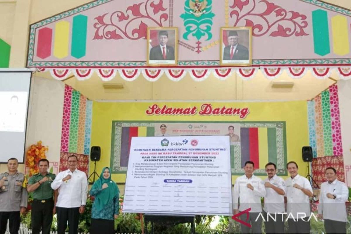 Pemkab Aceh Selatan rakor percepatan penurunan stunting