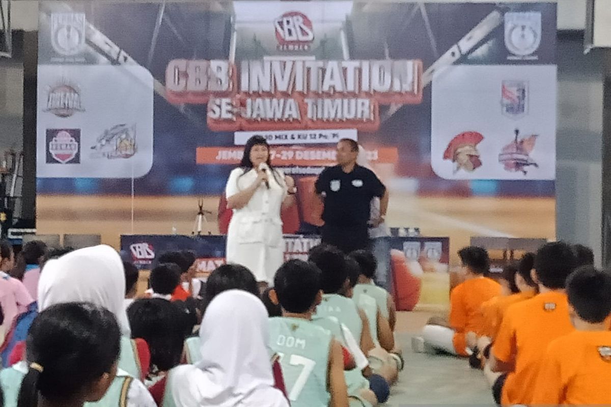 Ketua Perbasi Jatim beri motivasi peserta CBB Invitation di Jember