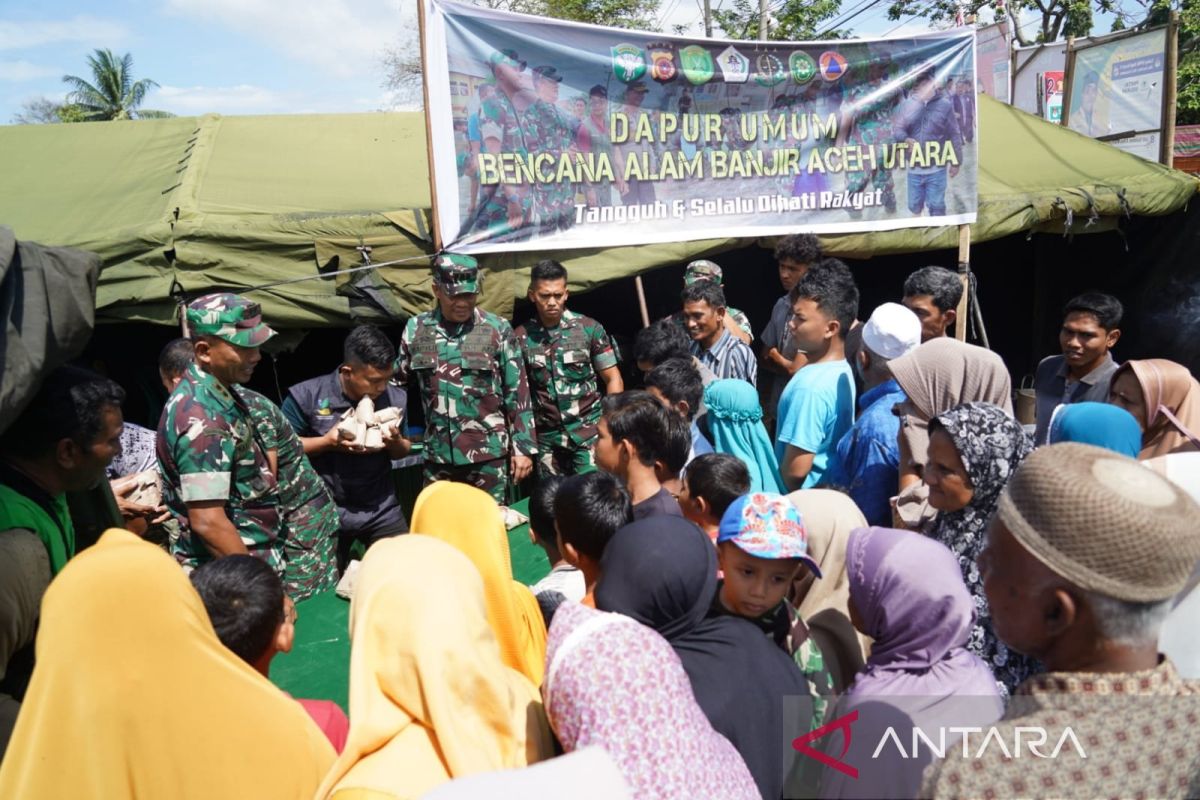 Danrem 011/LW: Stakeholders telah berperan tanggulangi bencana banjir di Aceh Utara
