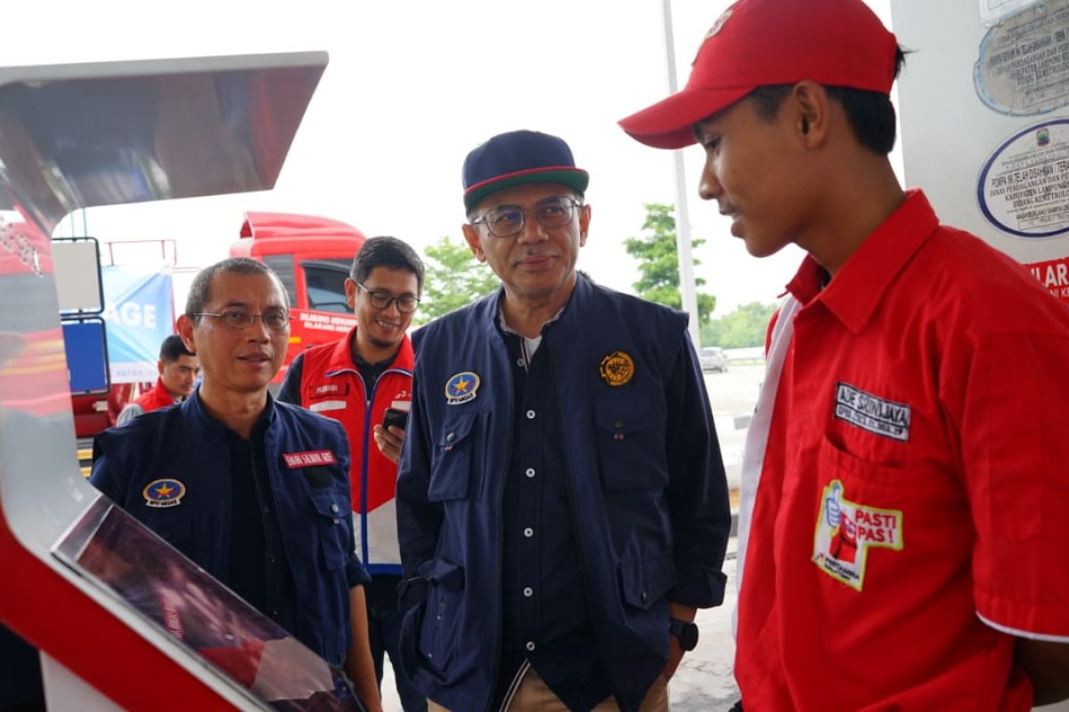 Kunjungi SPBU Lampung, BPH Migas dan Pertamina pastikan pasokan BBM aman selama Natal dan Tahun Baru