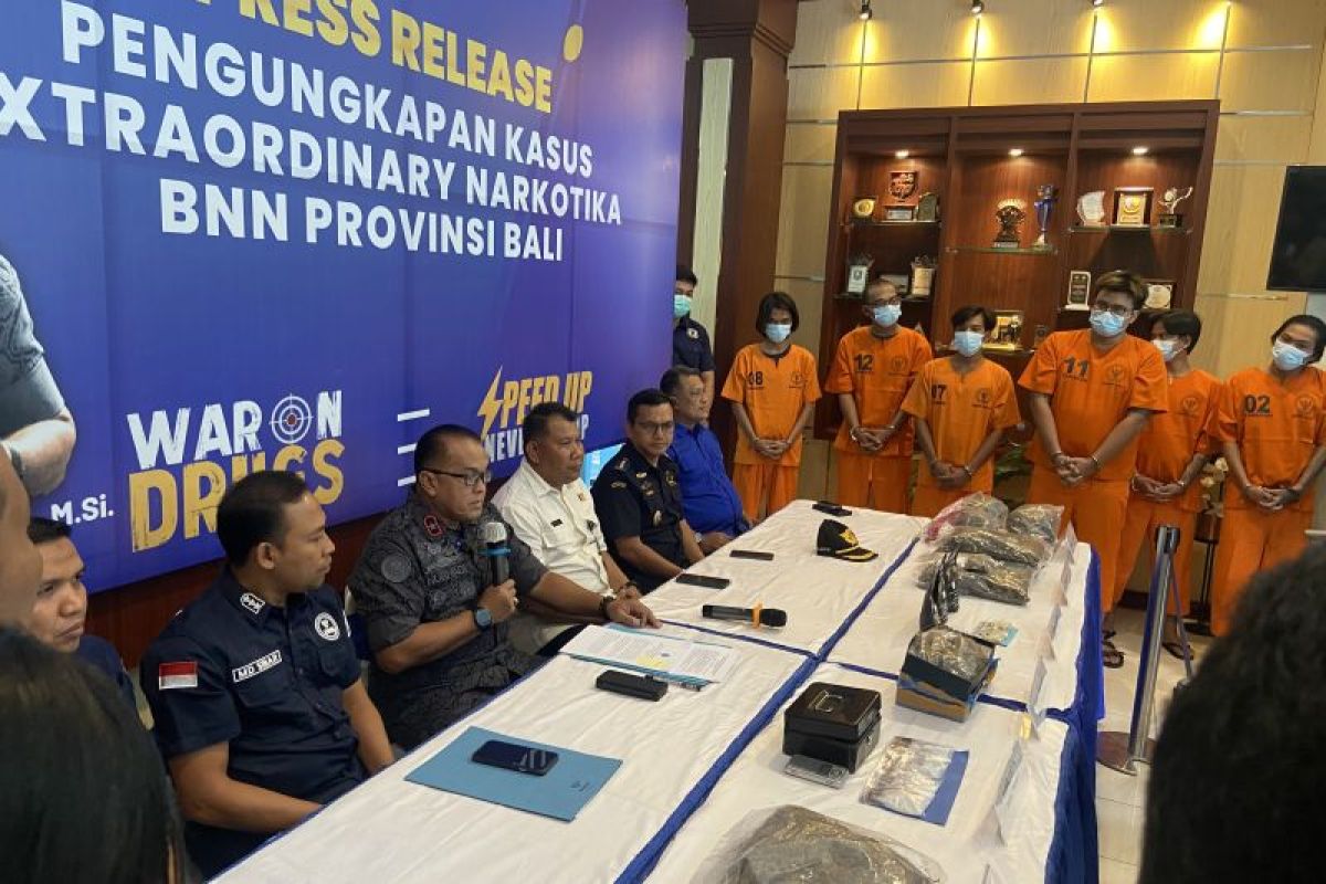 BNNP Bali sita barang bukti dari tujuh kasus narkoba selama dua bulan