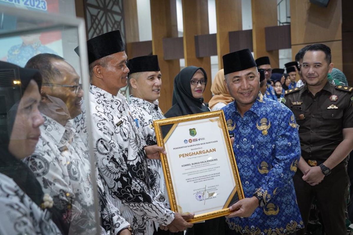 ASN Muba peringati HUT Korpri, HUT PGRI dan Hari Guru Nasional