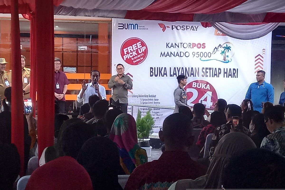 Presiden RI serahkan bantuan El Nino pada KPM di Sulawesi Utara