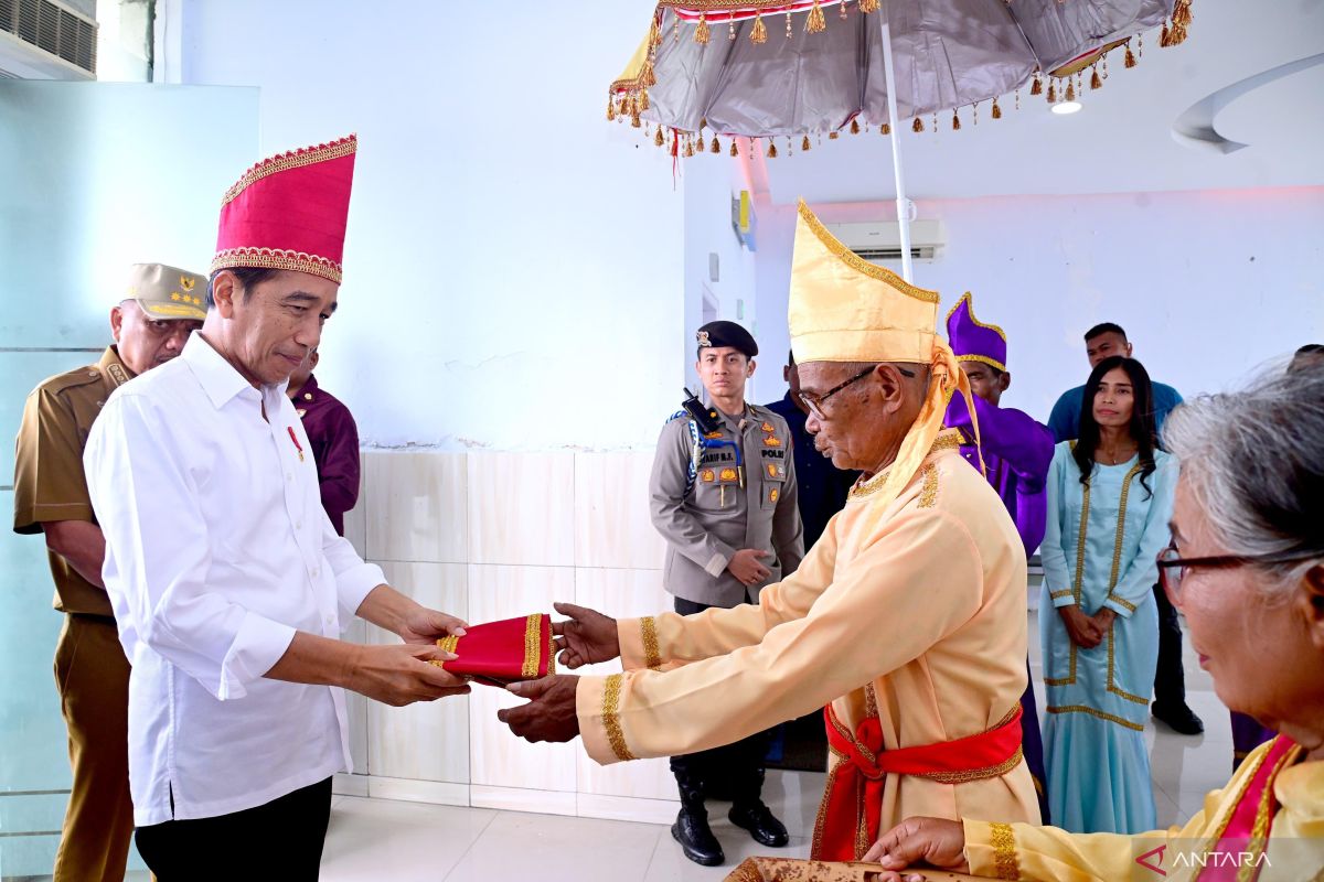 Presiden Joko Widodo peroleh anugerah gelar adat di Talaud Sulut