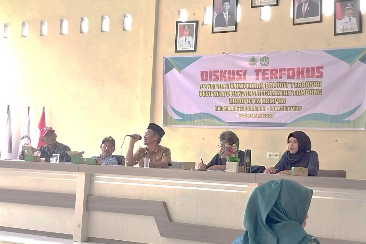 Pemerintah Desa di Kampar minta dukungan terbitkan Perdes atasi kebakaran lahan