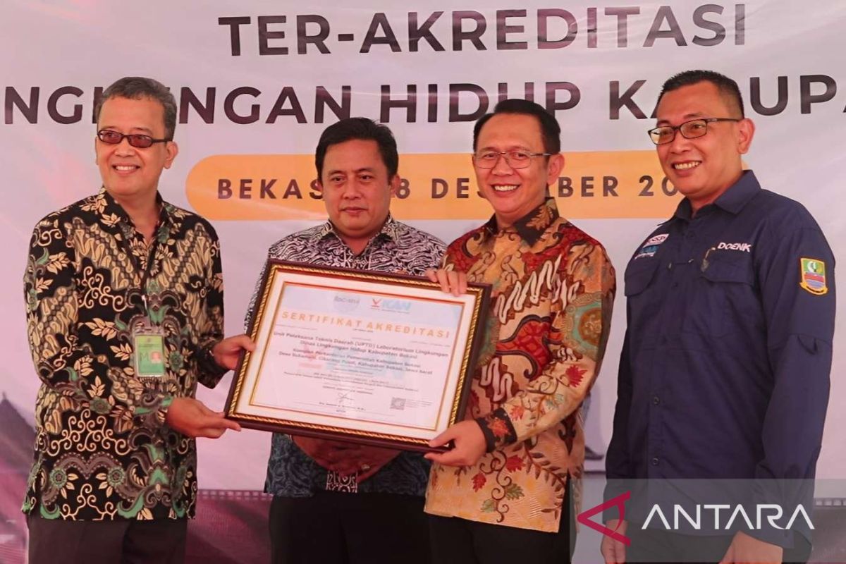 Pemkab Bekasi resmikan UPTD Laboratorium Lingkungan