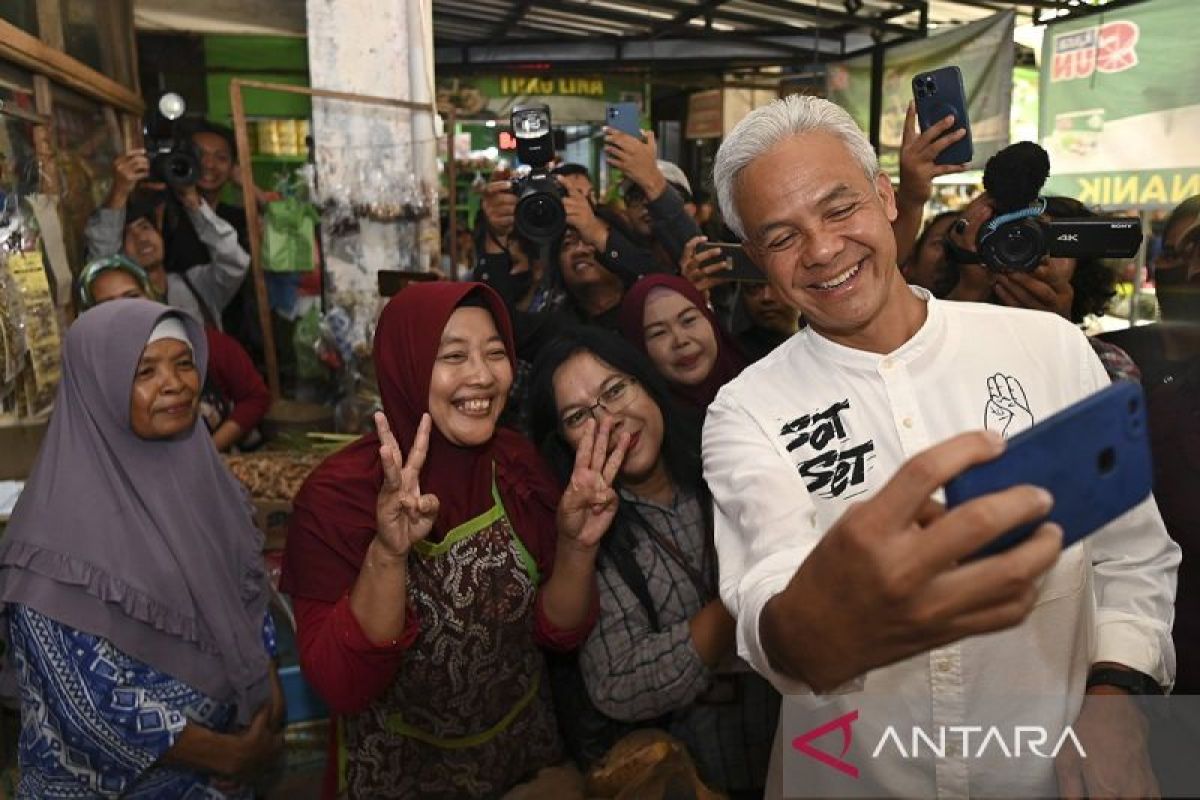 Ganjar Pranowo blusukan ke Pasar Kota Wonogiri - ANTARA News