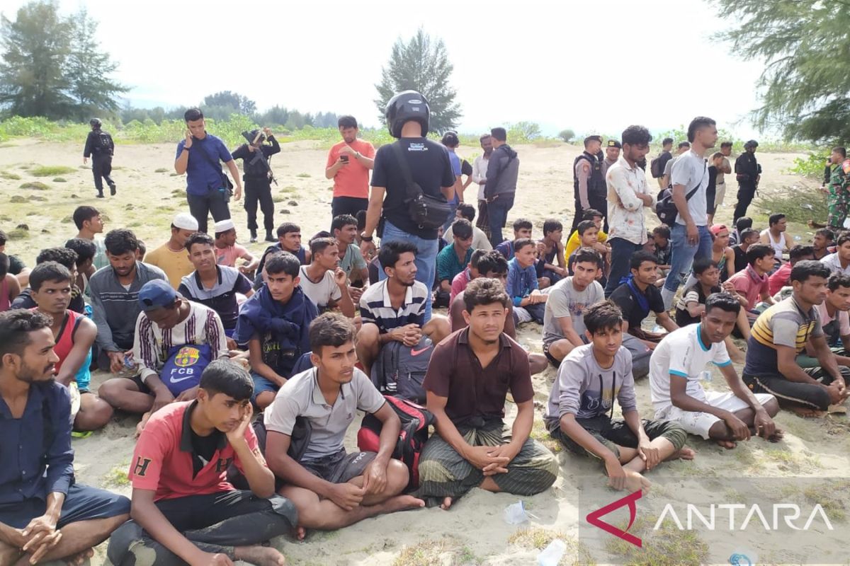 Polresta catat 190 pengungsi Rohingya kabur dari penampungan selama 2023