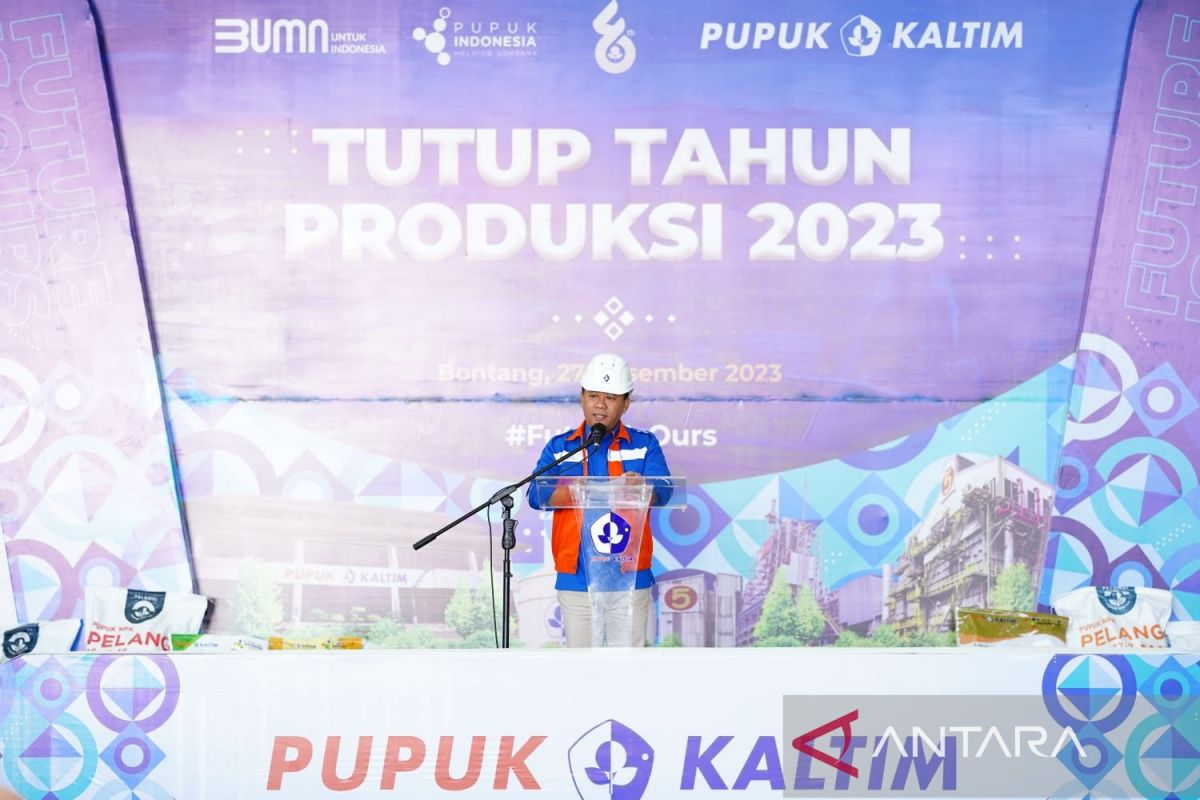 Pupuk Kaltim tutup tahun produksi 2023 dengan capaian tinggi