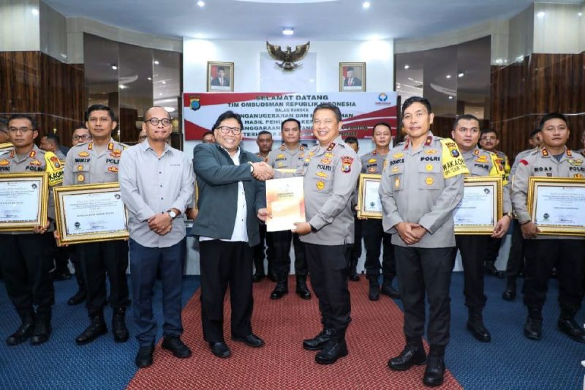 Polda Sumut: 24 polres terima pelayanan publik dari Ombudsman