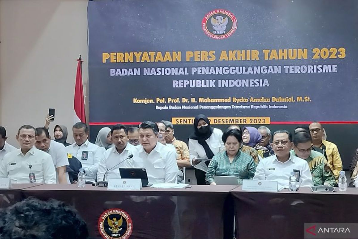 BNPT: Sepanjang 2023 nihil kasus serangan terorisme di Indonesia