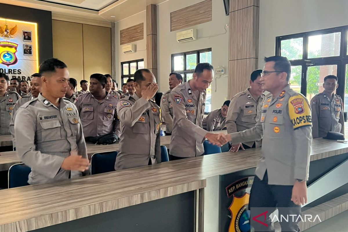 Kapolres Bangka Barat ingatkan netralitas personel Bhabinkamtibmas