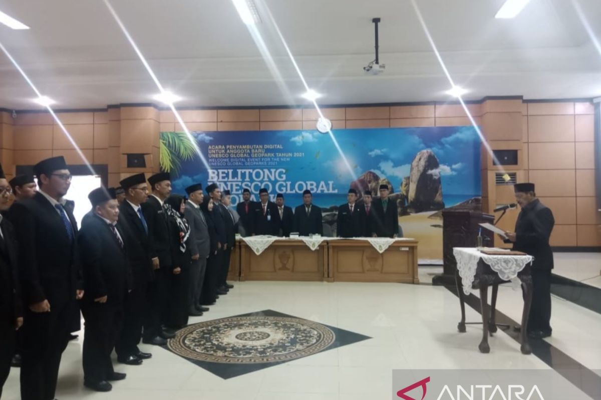 Bupati Belitung lantik 20 pejabat jelang akhir jabatan