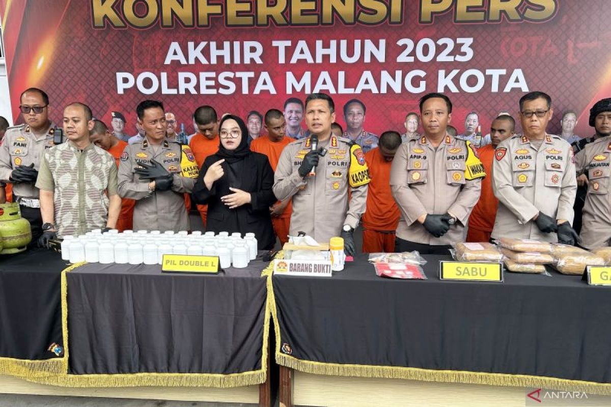 Polresta Malang Kota selesaikan 1.086 perkara sepanjang 2023