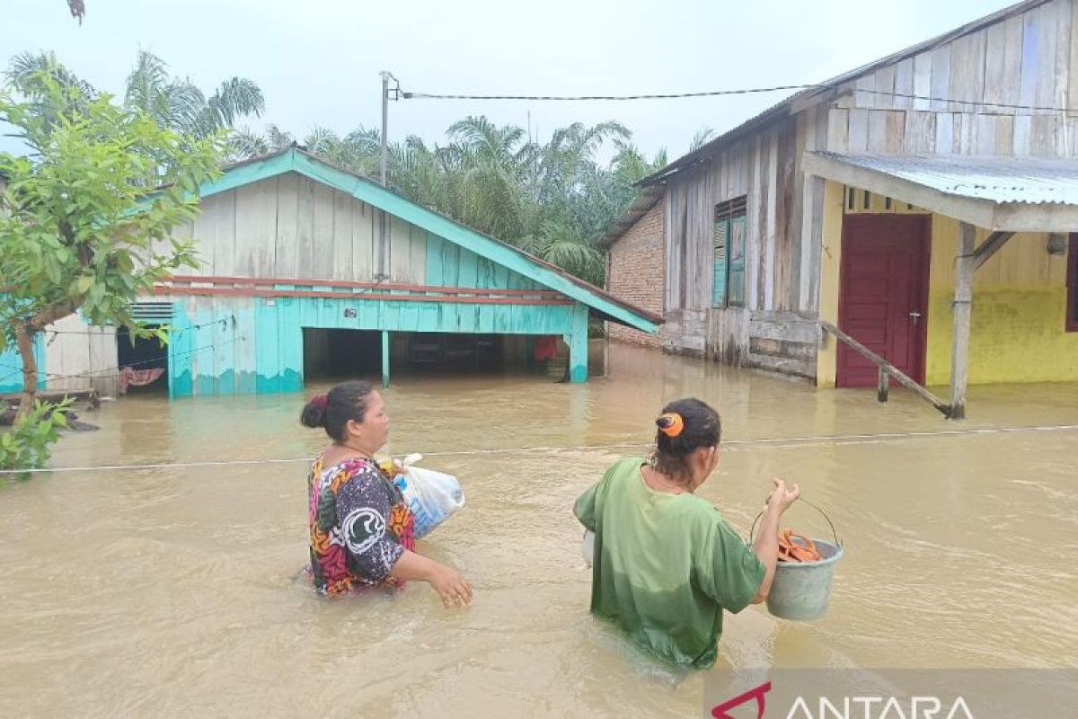 BPBD: Banjir rendam tujuh desa di Labuhanbatu Selatan