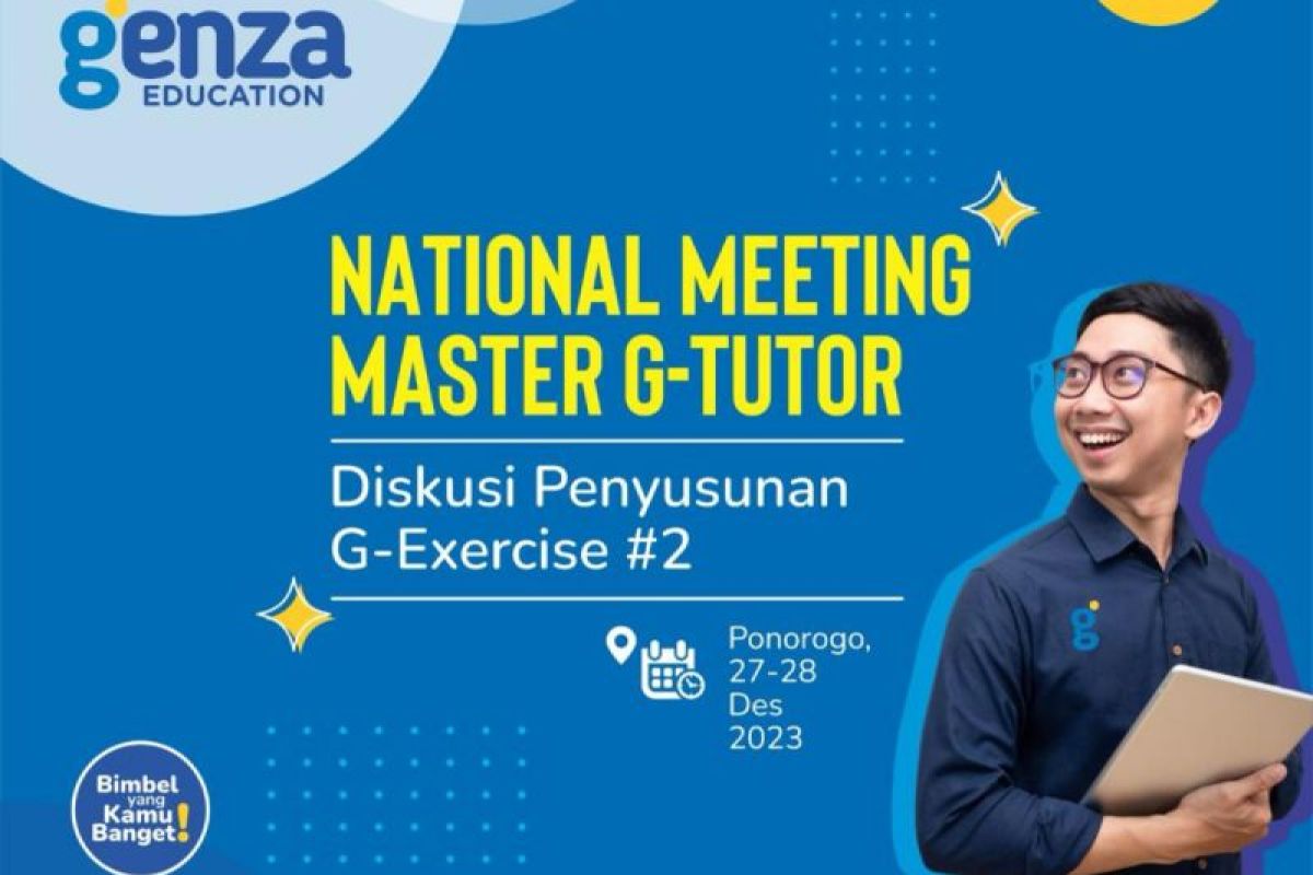 Genza Education gelar "National Workshop Master G-Tutor"