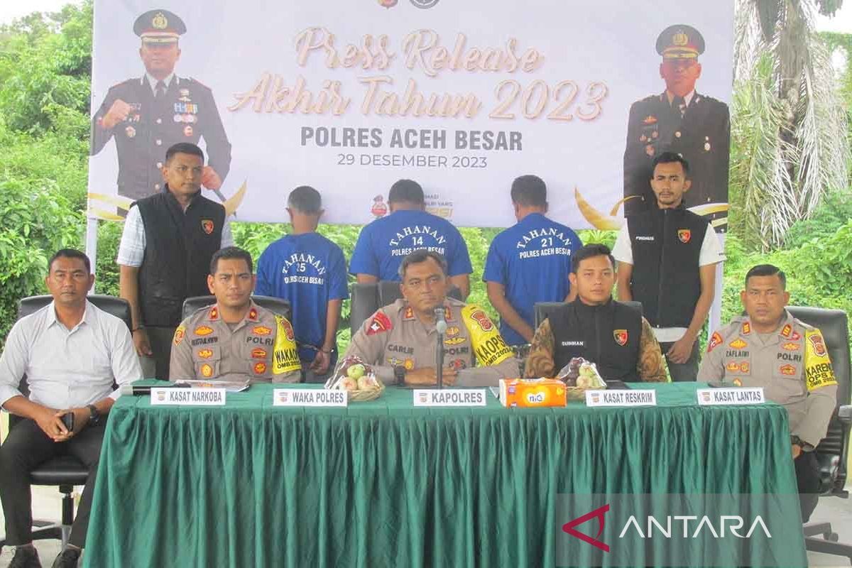 Polres Aceh Besar selesaikan 87 kasus kriminal sepanjang 2023