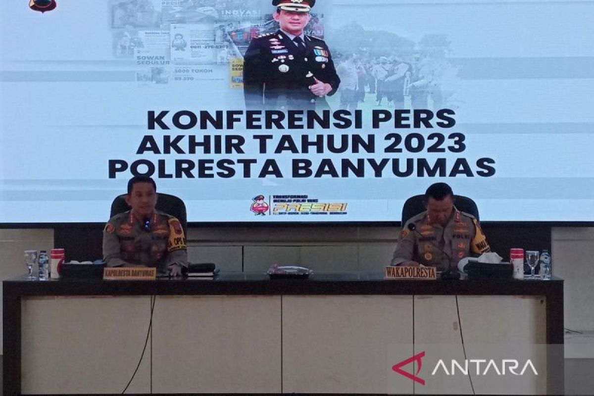 Jumlah kejahatan di Banyumas tahun 2023 meningkat