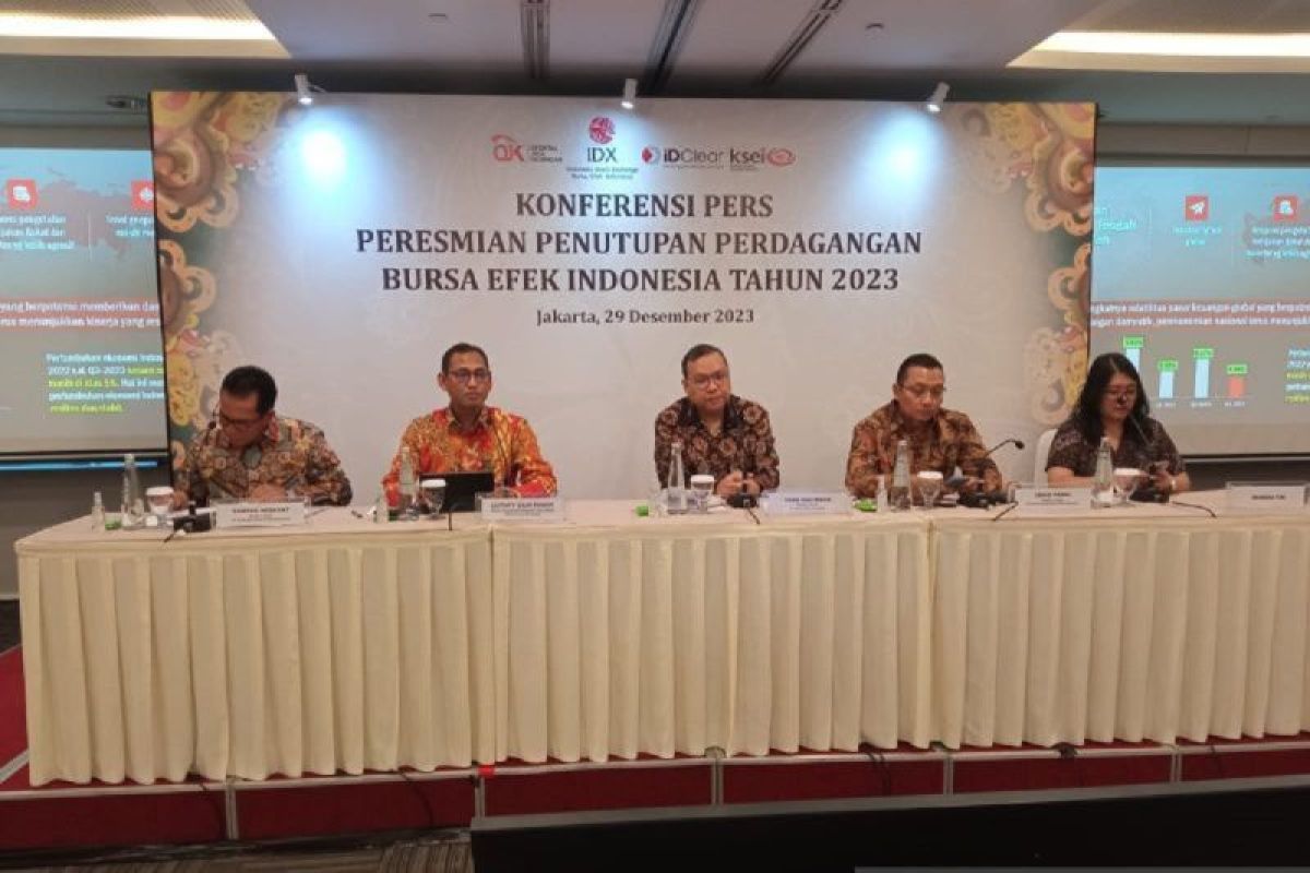 Dana pasar modal Indonesia capai Rp247,06 triliun per 28 Desember 2023