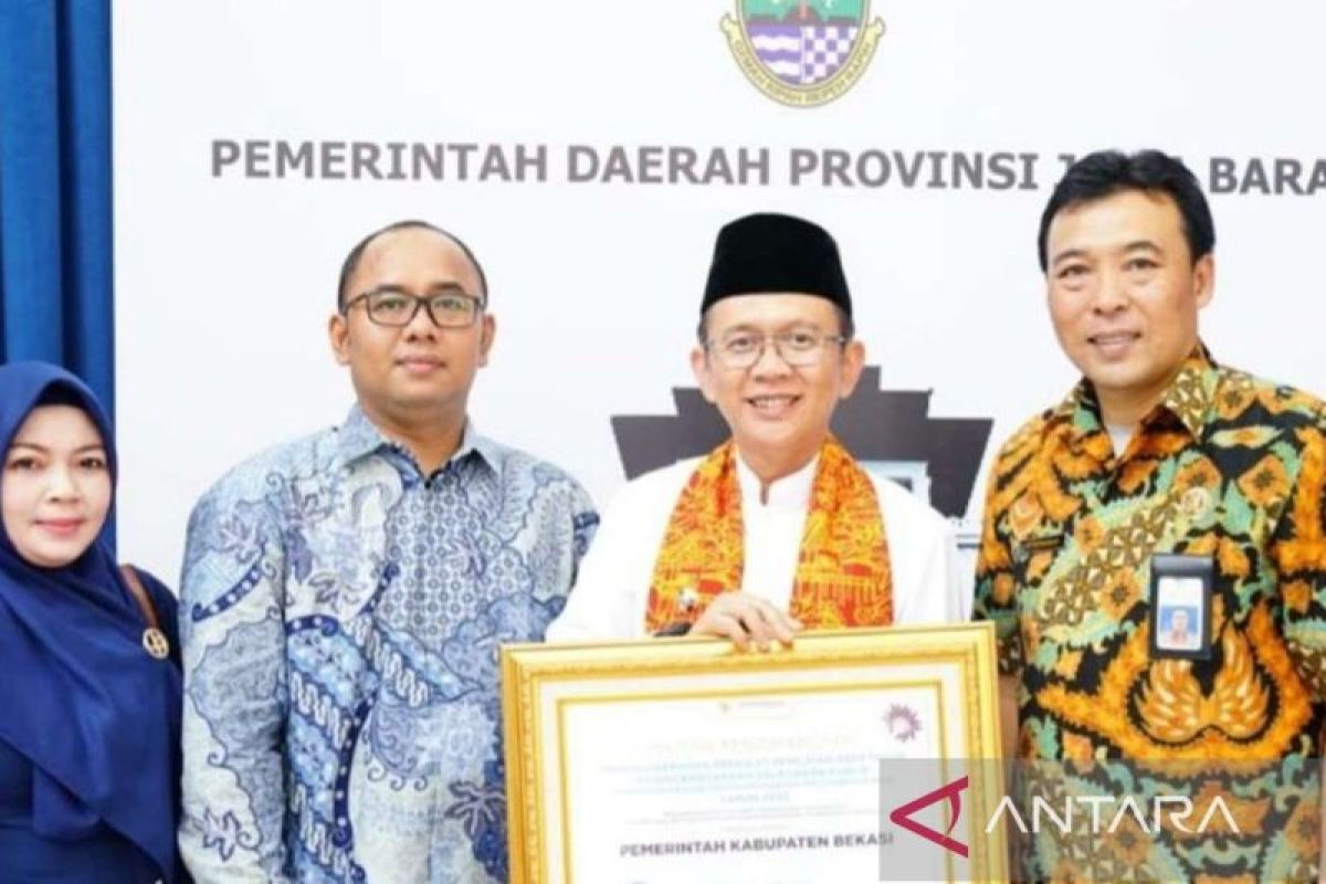 Pemkab Bekasi raih penghargaan pelayanan publik Ombudsman RI 2023
