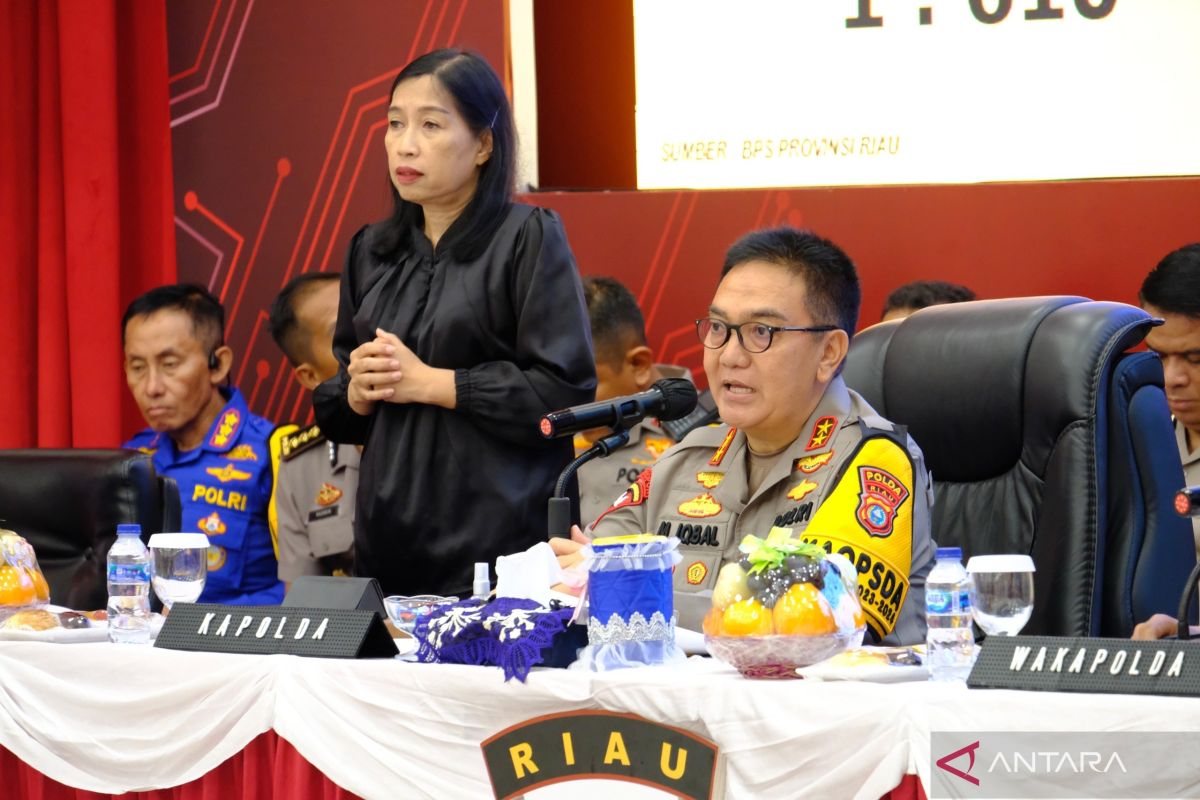 5 ribu kasus kejahatan terjadi di Riau, didominasi perkara narkotika