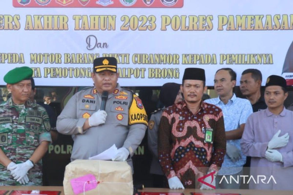 Polres Pamekasan gagalkan peredaran 2,8 kg ganja