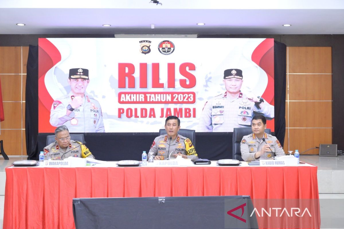 Polda Jambi catat penurunan angka kriminalitas sepanjang 2023