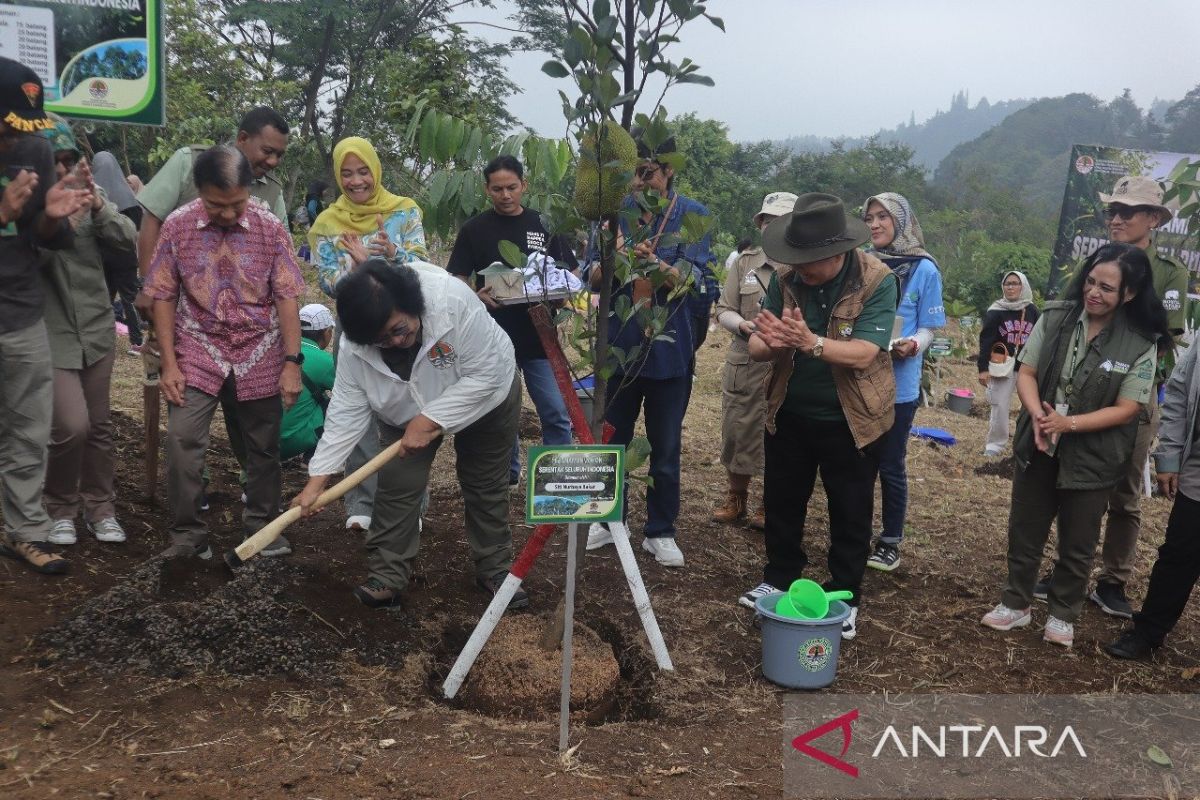 Menteri LHK tanam pohon serentak di TSI Bogor