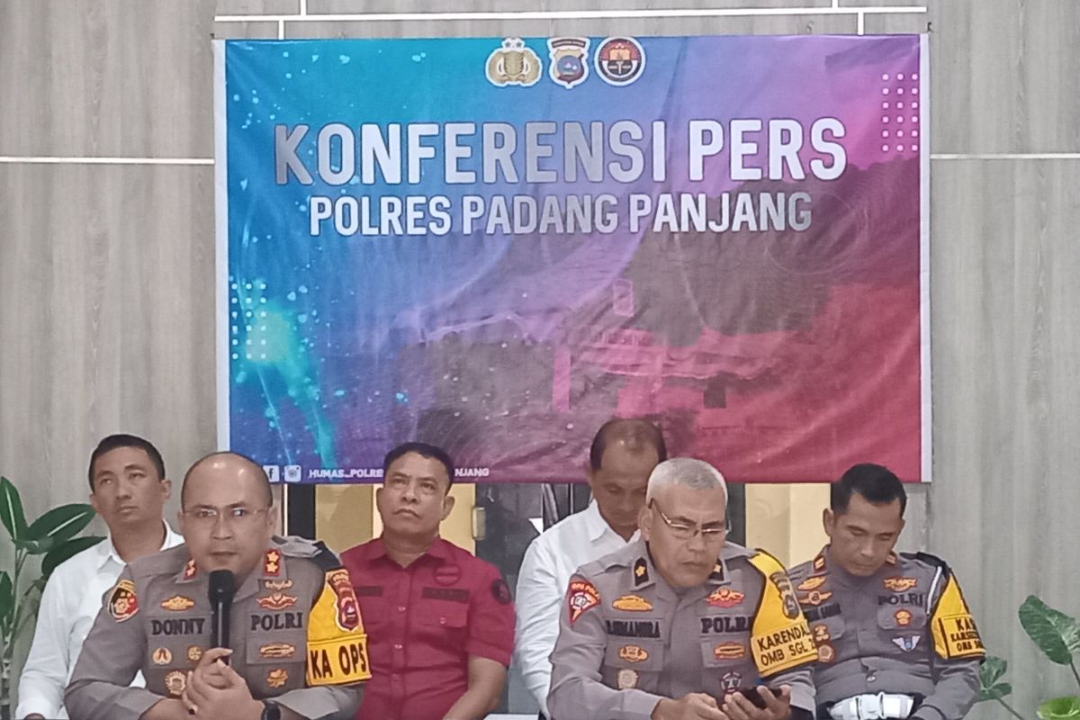 Kapolres Padang Panjang : TPU dan pelanggaran oleh pelajar meningkat di tahun 2023