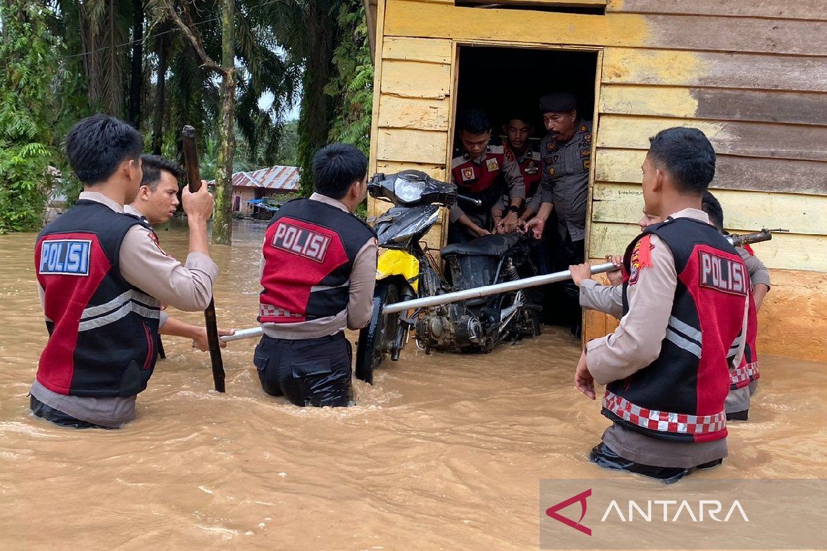 Ratusan rumah warga terendam banjir di Palas