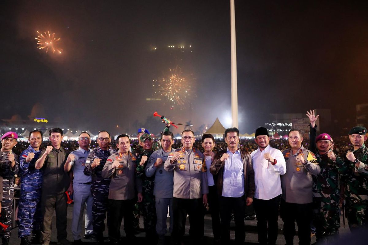 Pemerintah Batam meriahkan pergantian tahun dengan pesta kembang api