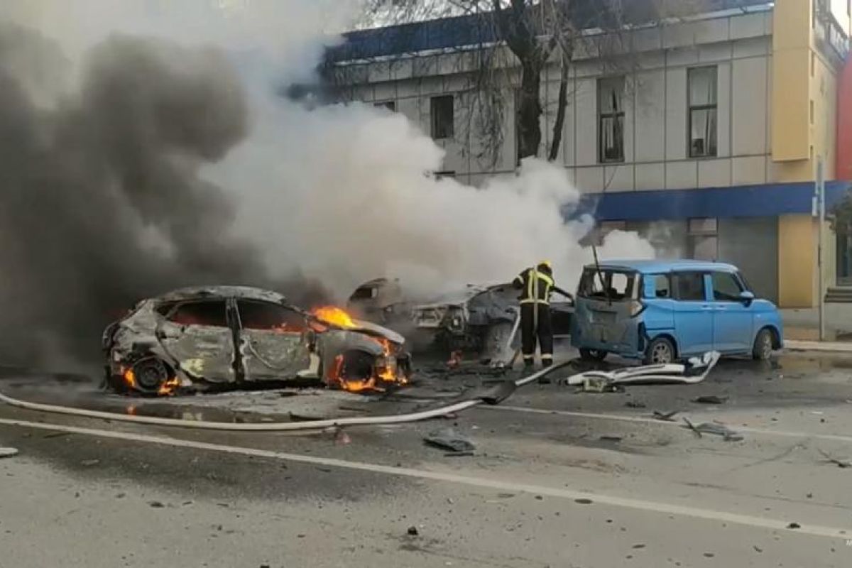 21 orang tewas akibat serangan bombardir Ukraina di Belgorod, Rusia
