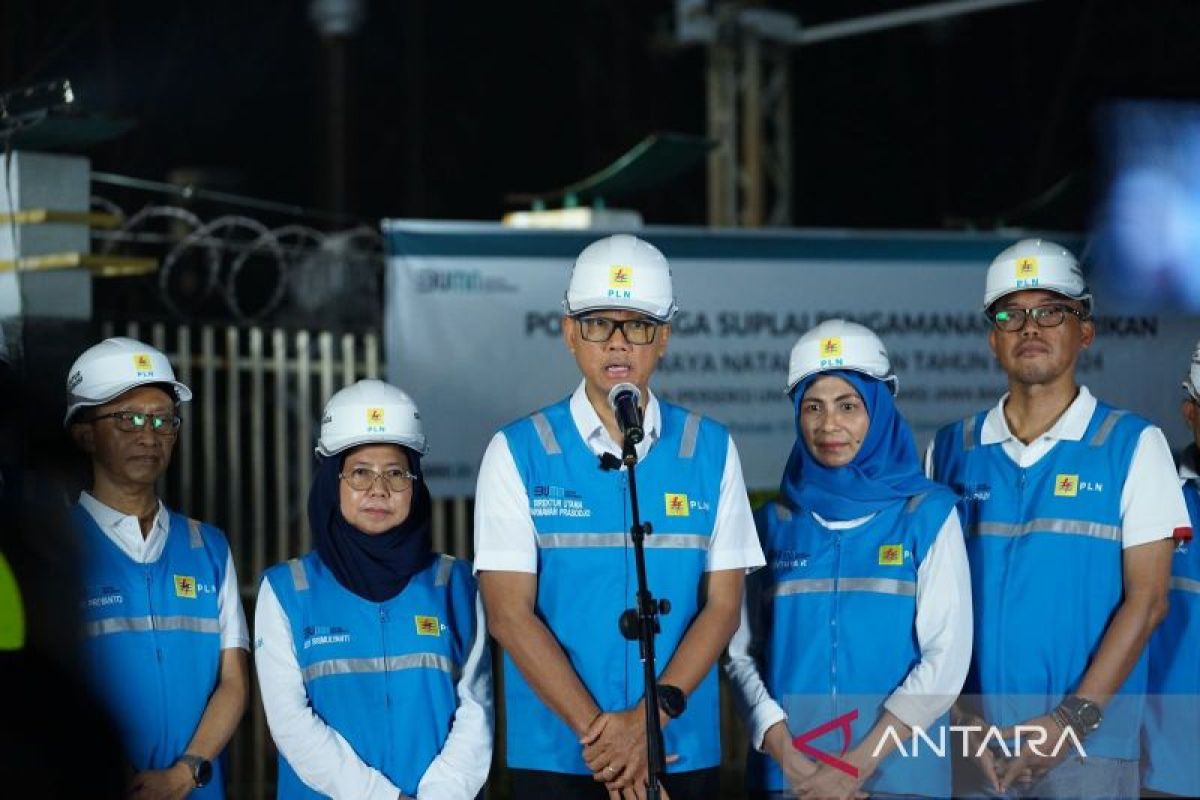 PLN berhasil amankan suplai listrik andal di malam Tahun Baru 2024