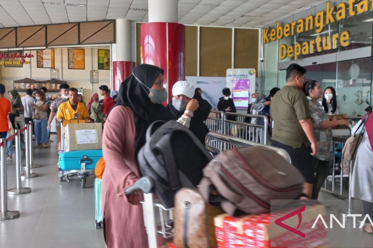 Penumpang di Bandara Pangkalpinang akhir tahun 2023 meningkat