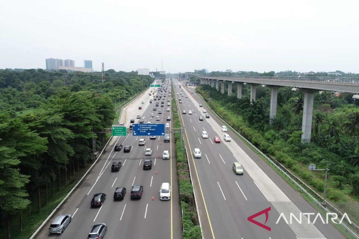 Jasa Marga kembali berlakukan contraflow di ruas Tol Jagorawi