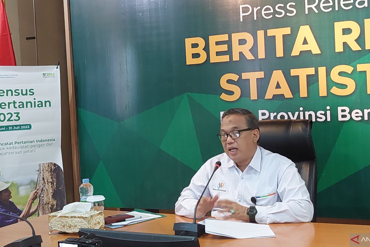 Inflasi Provinsi Bengkulu 2023 sebesar 3,09 persen