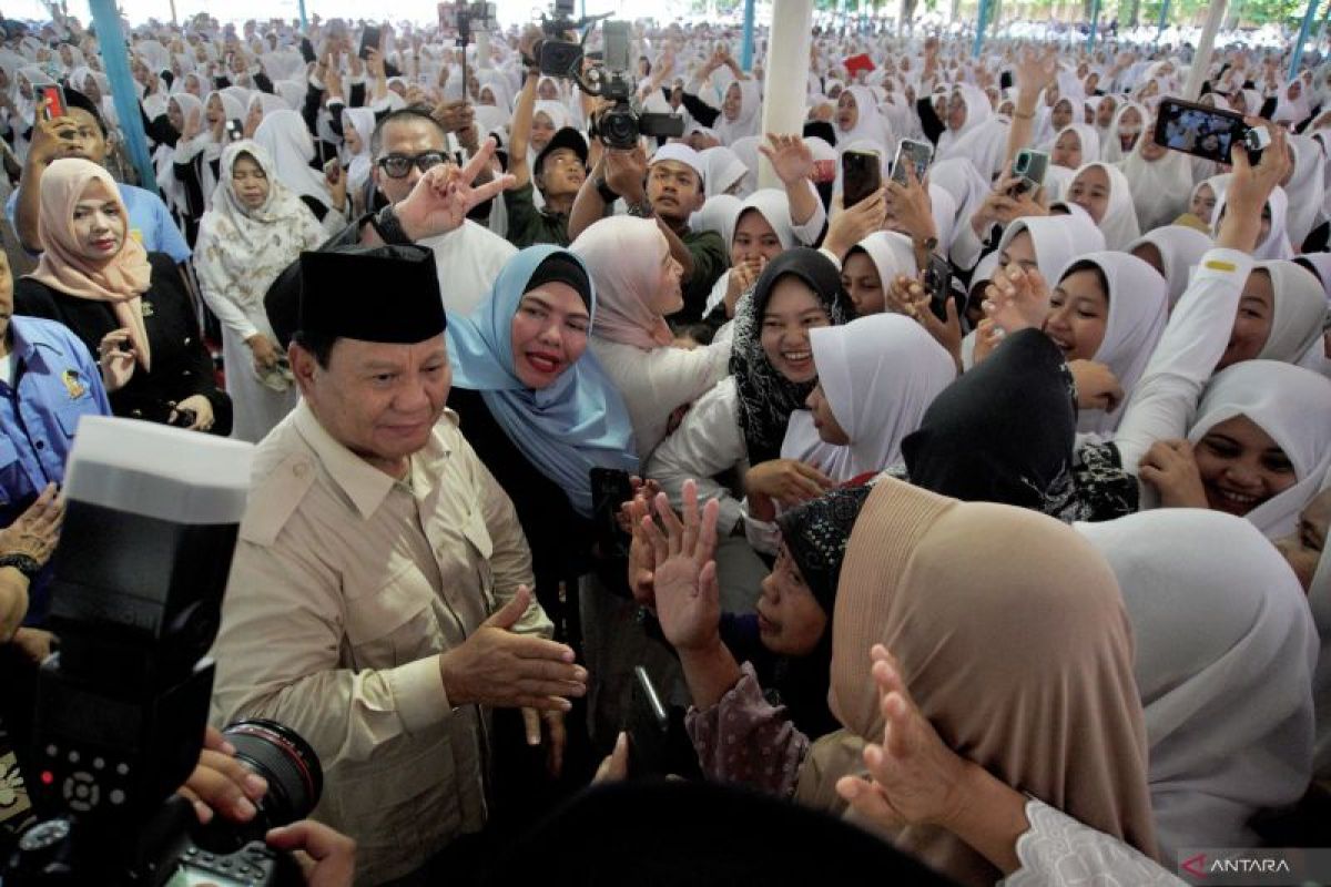 Hari ke-37 kampanye, Prabowo di Jakarta, Gibran ke Bawaslu Jakpus
