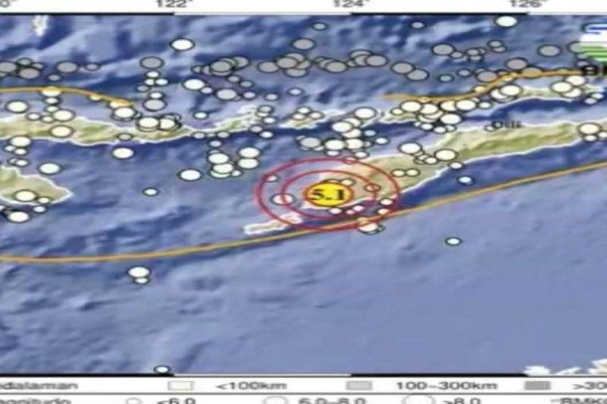 Gempa M 5.1 guncang Kupang