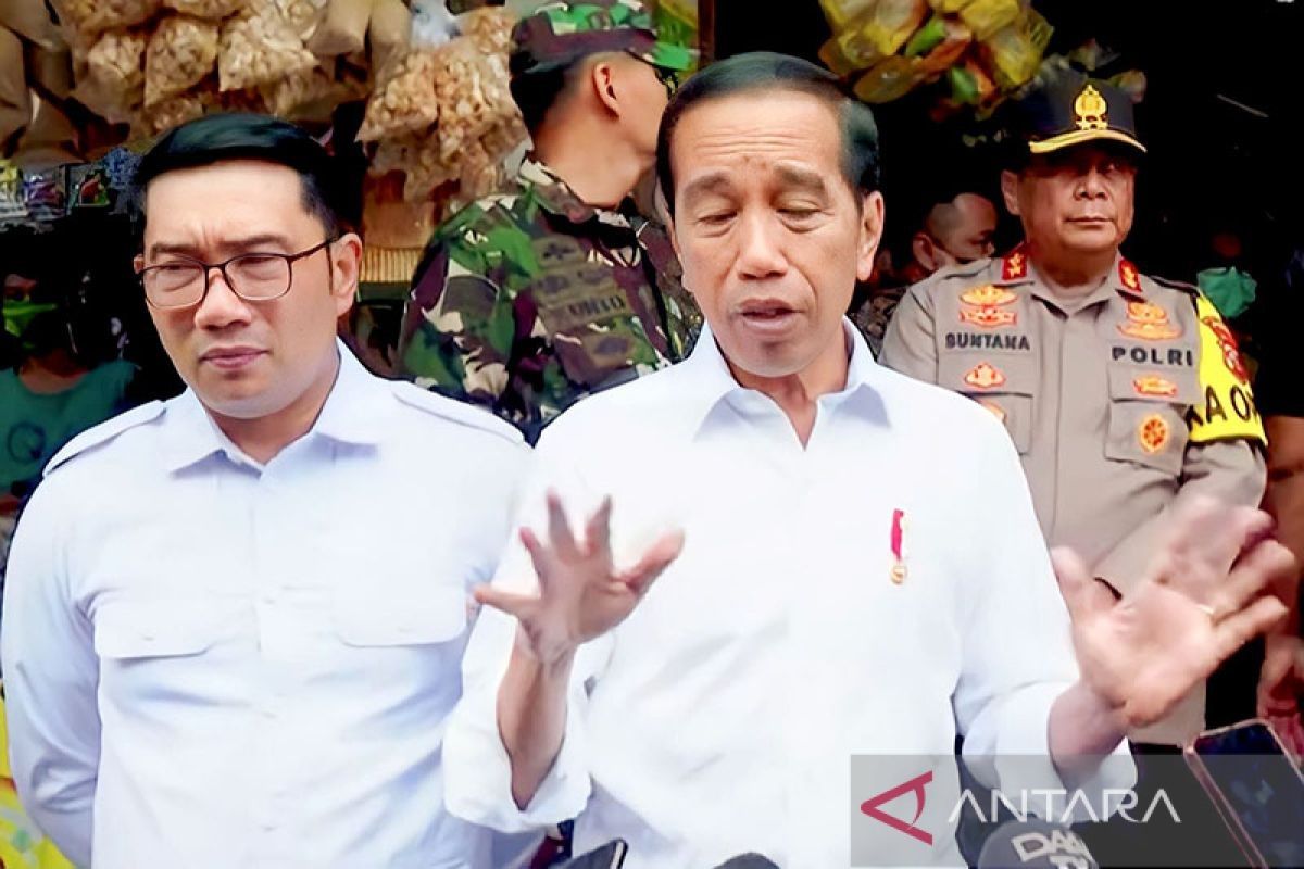 Presiden Jokowi sebut harga cabai dan beras terkendali usai Natal-Tahun Baru