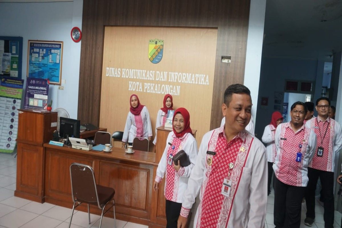 Pemkot Pekalongan cek tingkat disiplin ASN hari pertama kerja 2024