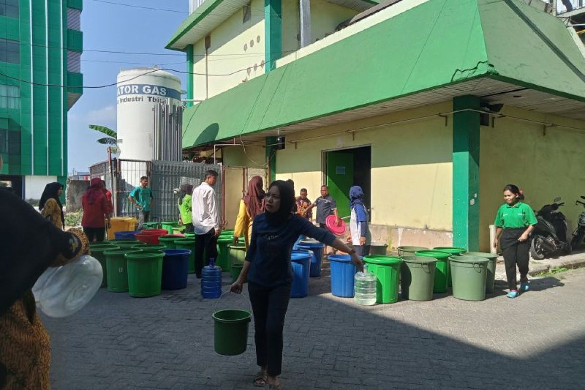 Sembilan kecamatan di Makassar alami gangguan suplai air bersih dari PDAM