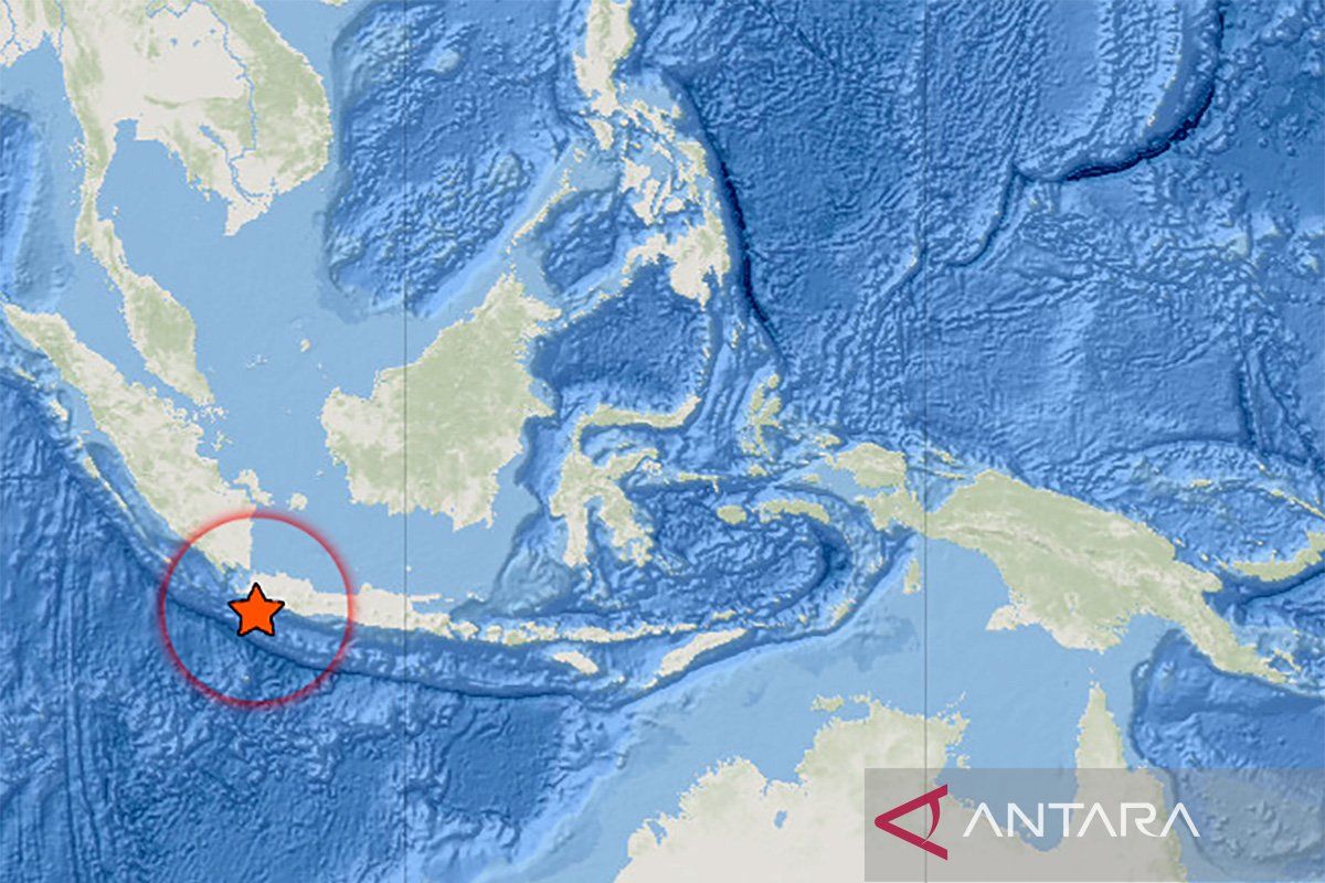 Gempa magnitudo 5,9 guncang Bayah Banten, dirasakan hingga Sukabumi