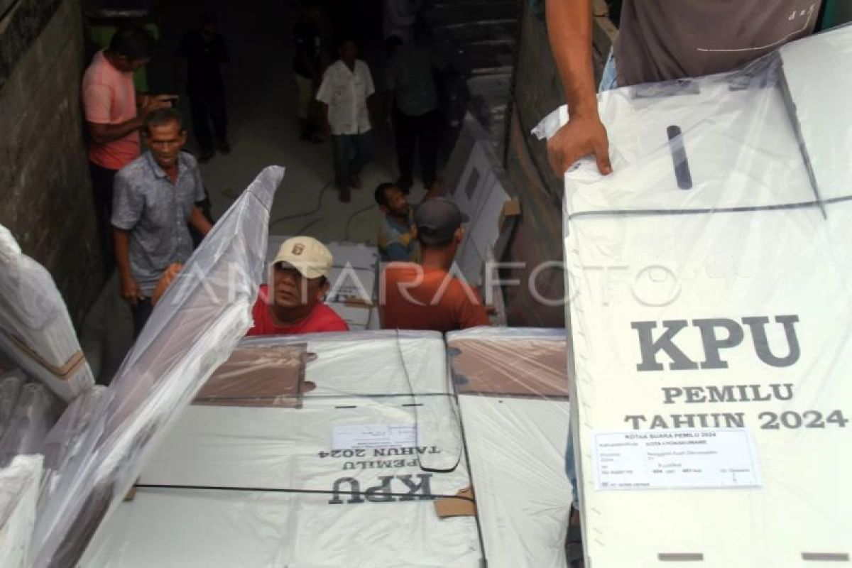 Surat suara Pemilu 2024 untuk Aceh ada 19,1 juta, lebih dua persen dari DPT