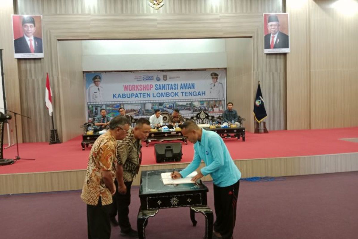 Pemerintah Lombok Tengah-penyedot tinja kolaborasi sanitasi berkelanjutan