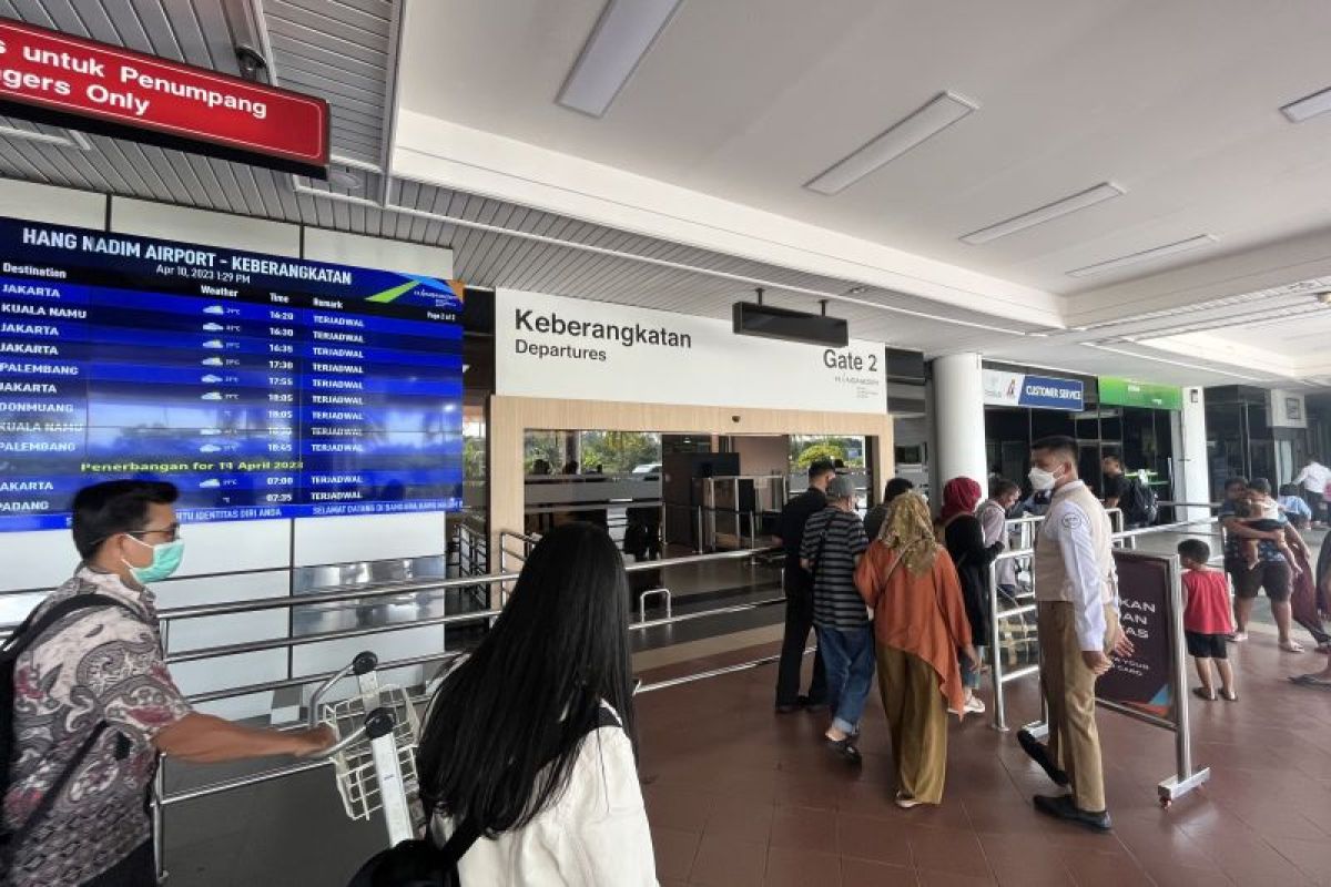 Bandara Hang Nadim Batam catat 176.629 penumpang di periode Natal dan Tahun Baru